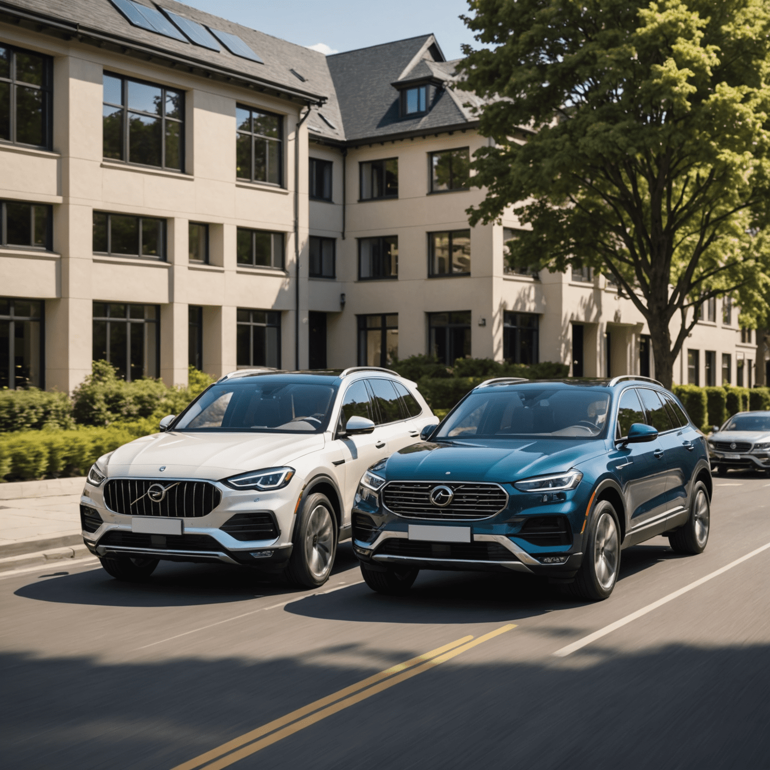 A split-screen image showing a luxury SUV rental on one side and a compact economy car on the other, illustrating the price difference between vehicle classes